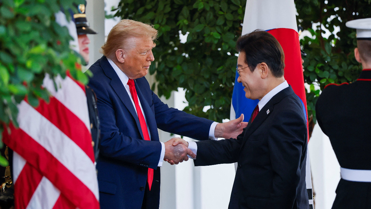 Beyaz Saray’da Güney Kore Cumhurbaşkanı Lee Jae Myung’u ağırlayan Donald