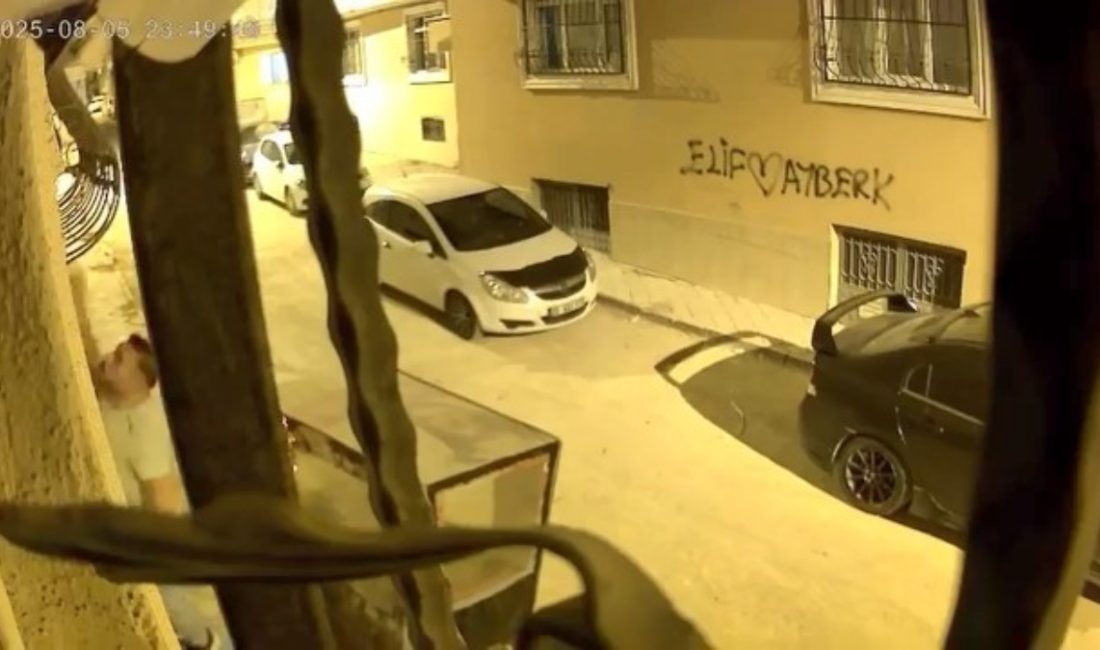 Kentte kimliği meçhul bir şahıs, hırsızlık yapmak için çıktığı bir