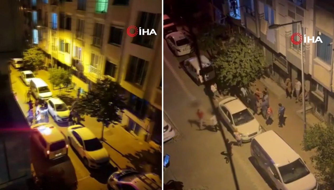 İstanbul Esenyurt'ta komşular ortasında bıçaklı hengame çıktı. O sırada tarafları