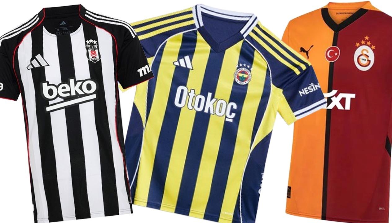 Üç büyüklerin forma fiyatı cep yakıyor. Galatasaray, Fenerbahçe ve Beşiktaş'ın