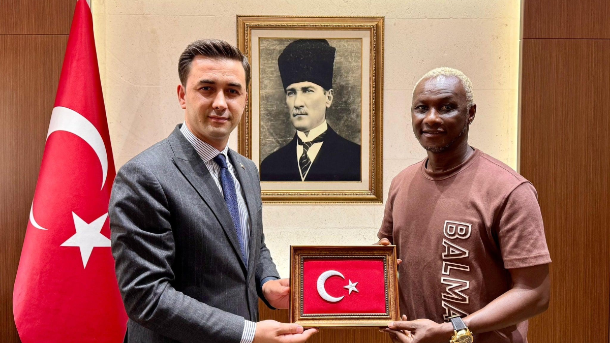 İbrahim Yattara, Küçük Futbol Mardin Ligi finallerini takip etmek için