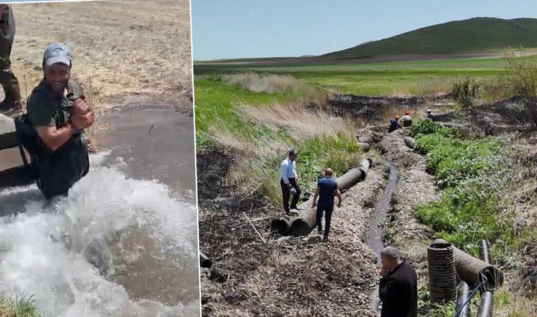 Ağrı'nın Patnos ilçesine içme suyu sağlayan boru hattınana sabotaj aksiyonu