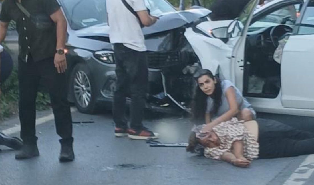 Sarıyer'de plajdan dönen Yüksel D., kullandığı araçla kusurlu sollama yaparken,