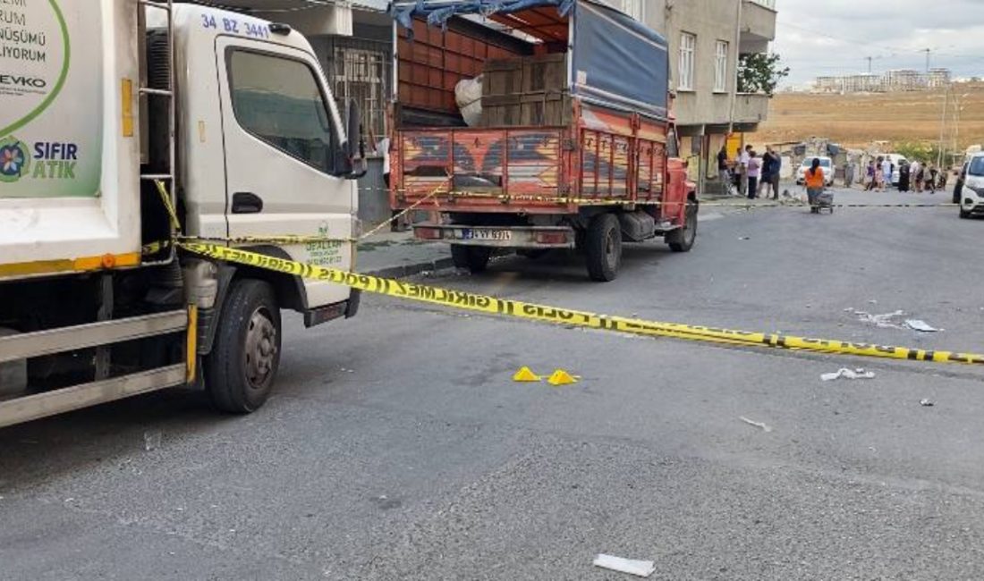 Avcılar'da sokakta karşılaşan komşular Hamit A.(62) ile Emrah Demir(36) ortasında