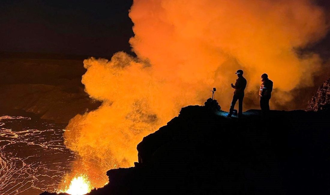 ABD'nin Hawaii eyaletindeki Kilauea Yanardağı tekrar faaliyete geçti. Aralık ayından