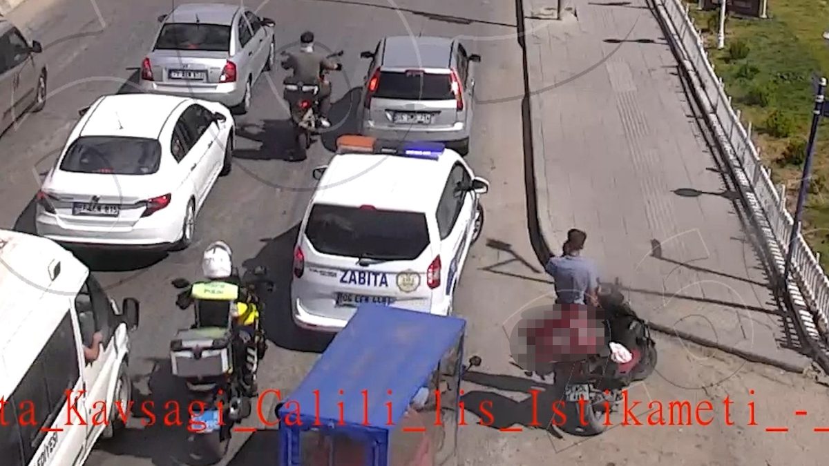 Kentte polisin 'dur' ihtarına uymayıp kaçan ve kısa müddette yakalanan