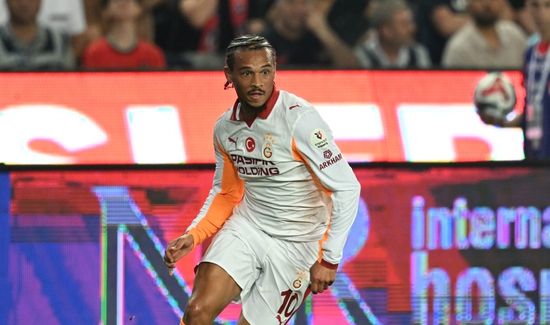 Galatasaray'ın yeni transferi Leroy Sane, sarı-kırmızılı ekipteki birinci resmi maçına