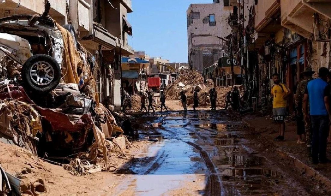 Libya'da 2023'te Daniel Kasırgası'nın neden olduğu sel felaketinde kaybolan 3
