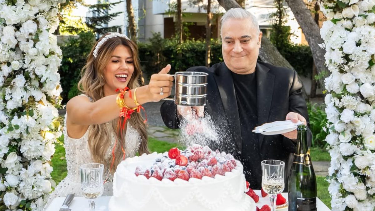 Sevgilisi Gülseren Ceylan ile hayatını birleştiren ünlü şovmen Mehmet Ali