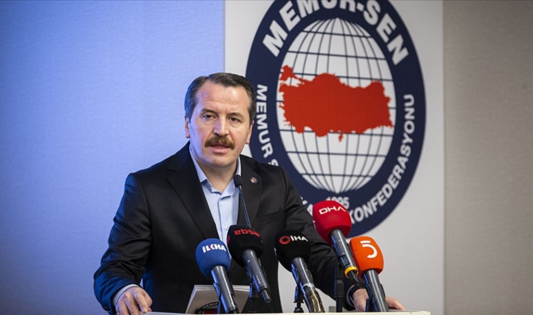 Memur-Sen Genel Başkanı Ali Yalçın, memur ve memur emeklisinin toplu