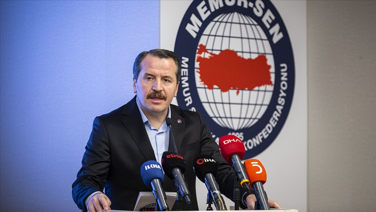 Memur-Sen Genel Başkanı Ali Yalçın, memur ve memur emeklisinin toplu
