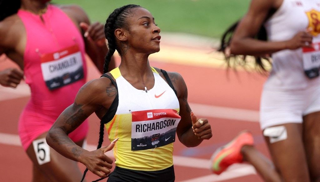 Amerikalı Olimpiyat altın madalyalı sportmen Sha'Carri Richardson'ın, Seattle-Tacoma Milletlerarası Havalimanı'nda