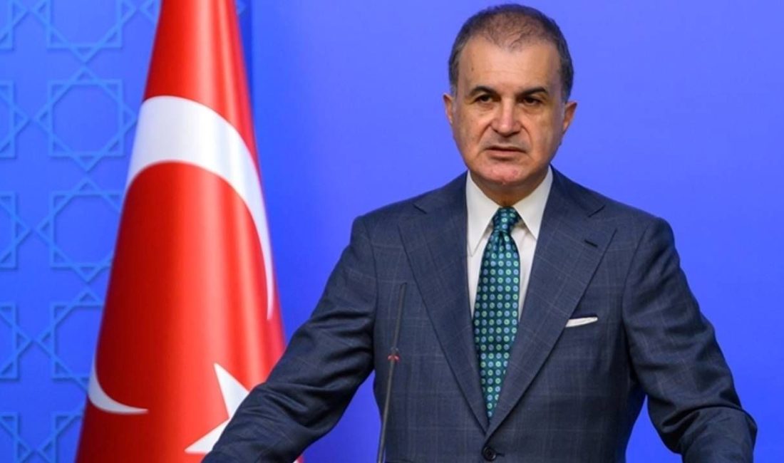 AK Parti Sözcüsü Ömer Çelik, İsrail'in Batı Şeria ile Doğu