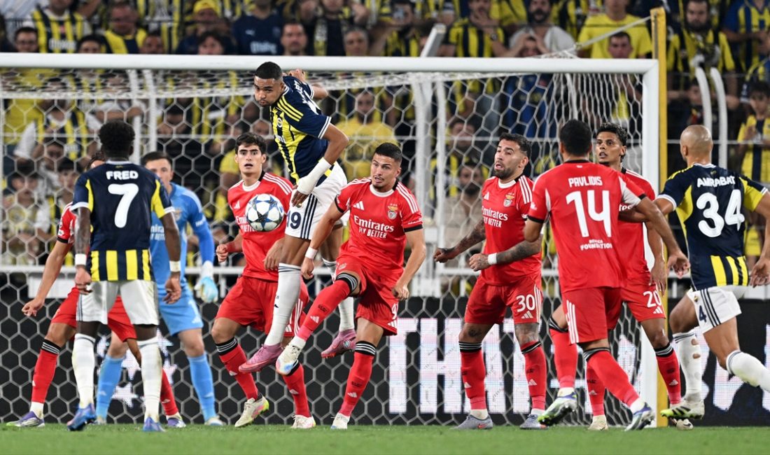 Şampiyonlar Ligi play-off çeşidi birinci maçında Fenerbahçe konuk ettiği Benfica