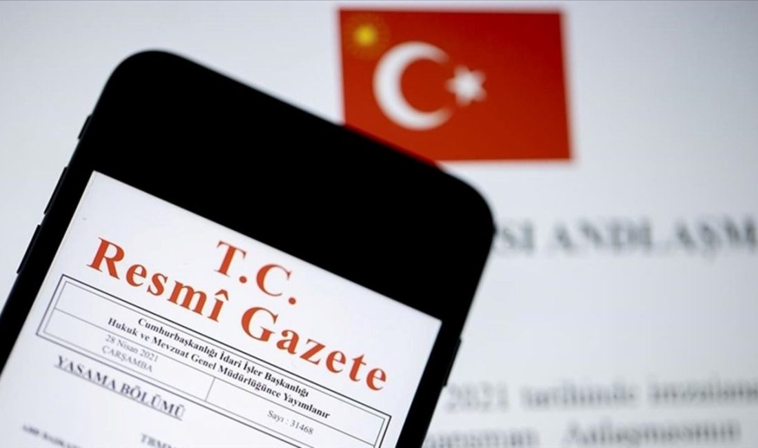 Resmi Gazete'de 26 Ağustos 2025 tarihli kararlar, yönetmelikler ve bildirimler