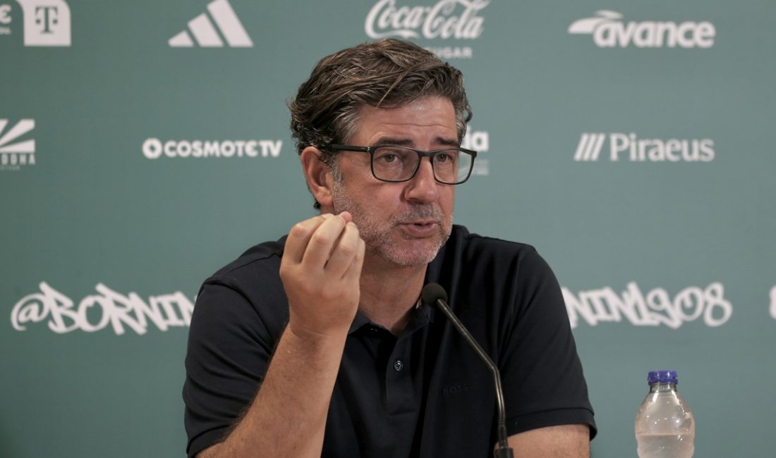 Panathinaikos Teknik Yöneticisi Rui Vitoria, Samsunspor maçının akabinde "Türkiye'de sıkıntı