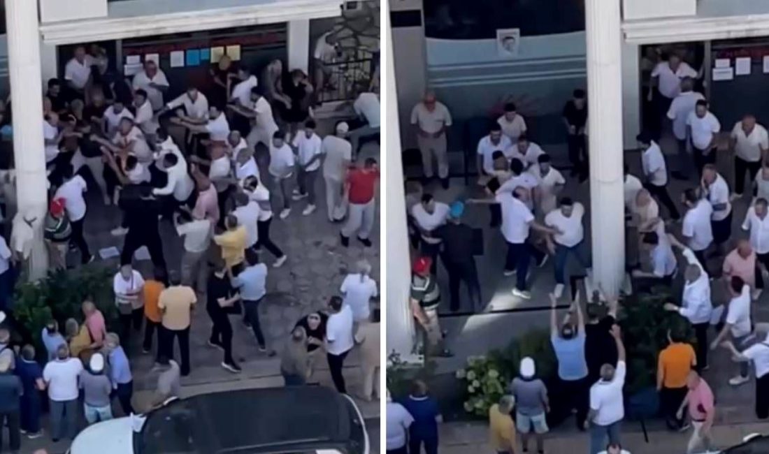 Samsun'da CHP Atakum İlçe Başkanlığı tarafından düzenlenen delege seçiminde arbede