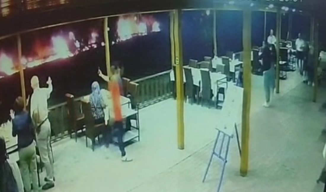 Atakum ilçesinde yaşanan kazadan ortaya çıkan yeni manzaralarda bir tırın