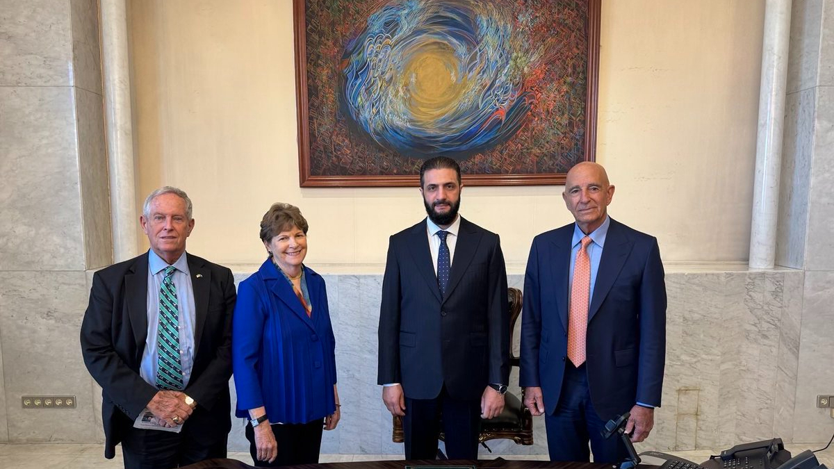 Suriye Cumhurbaşkanı Ahmed Şara'nın, başşehir Şam'da ABD'nin Suriye Özel Temsilcisi