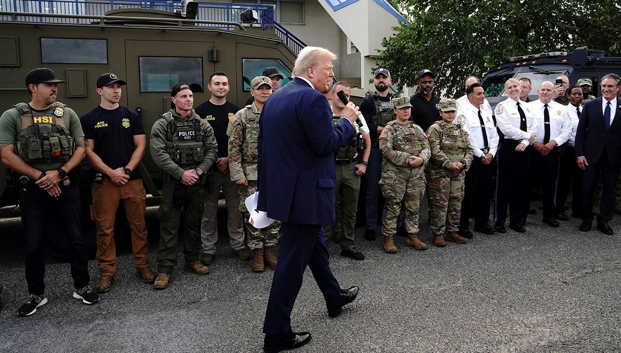 ABD'nin başşehri Washington'da artan kabahat olayları karşısında ulusal muhafızları vazifeye