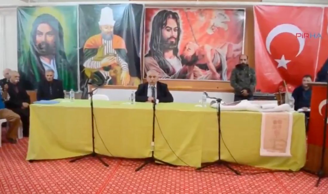 Tunceli'deki bir cemevinde Kur'an-ı Kerim okunduğu anları ayıplayarak paylaşan bir