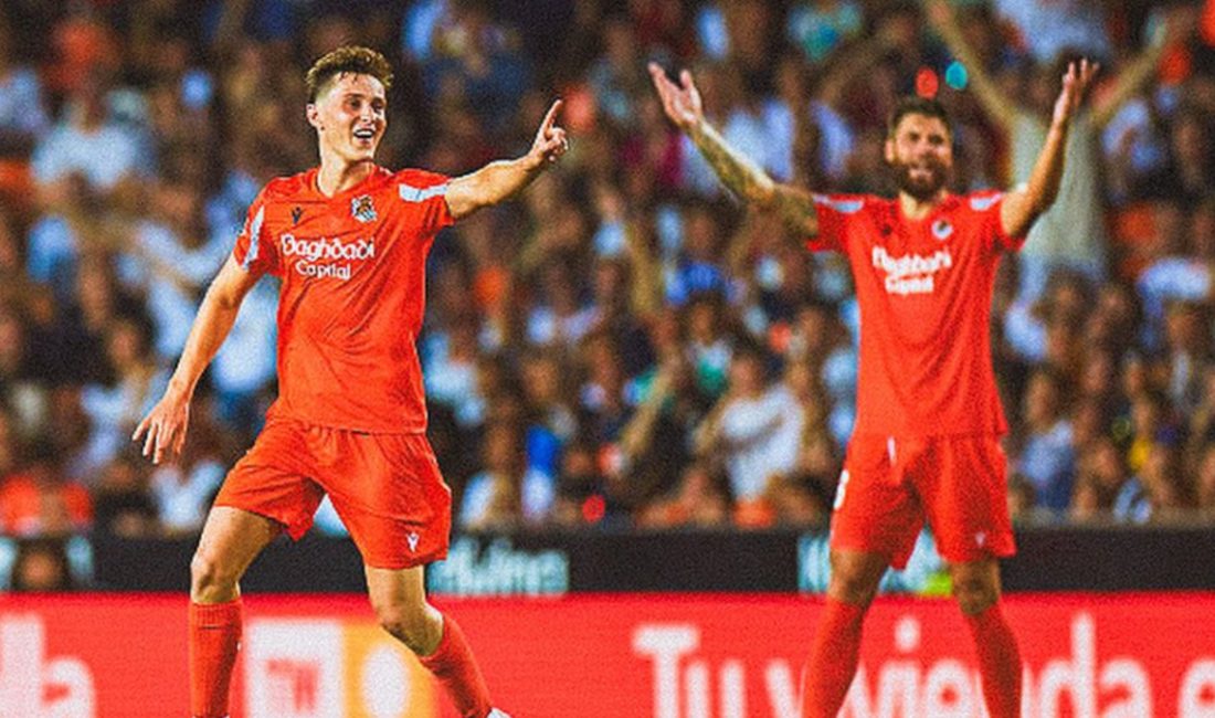 İspanya La Liga'nın 1. hafta maçında Valencia, alanında Real Sociedad