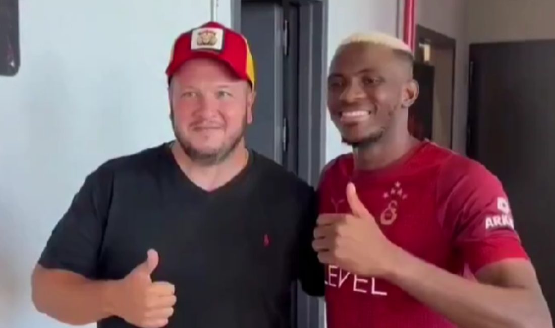 Victor Osimhen ile Şahan Gökbakar bir ortaya geldi. Galatasaray'ın yıldız