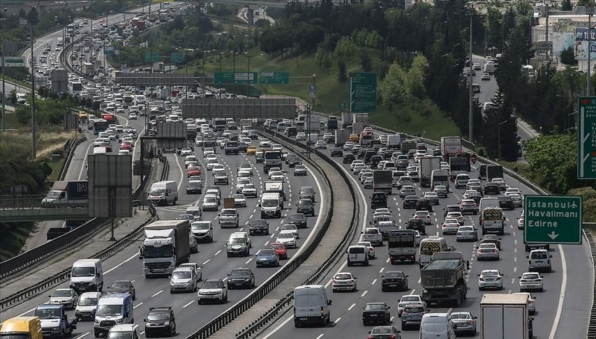 25-31 Temmuz tarihleri ortasında 2 milyon 545 bin 632 araç