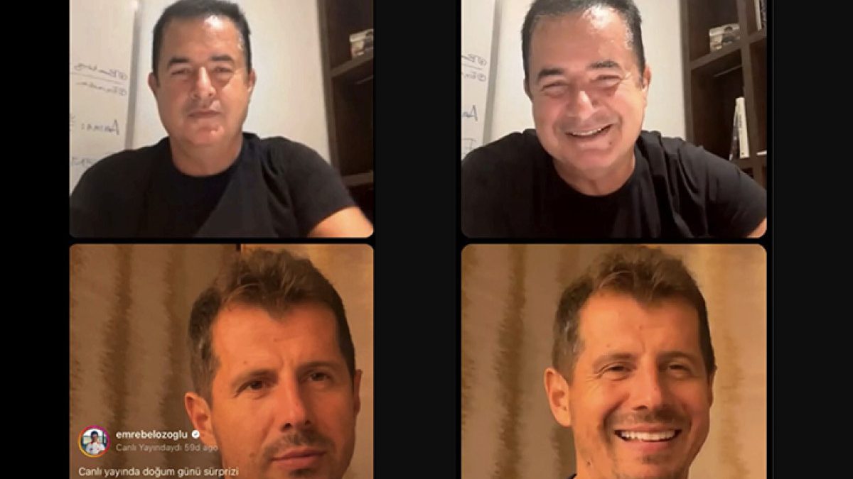 Medya patronu Acun Ilıcalı, eski milli futbolcu ve teknik direktör