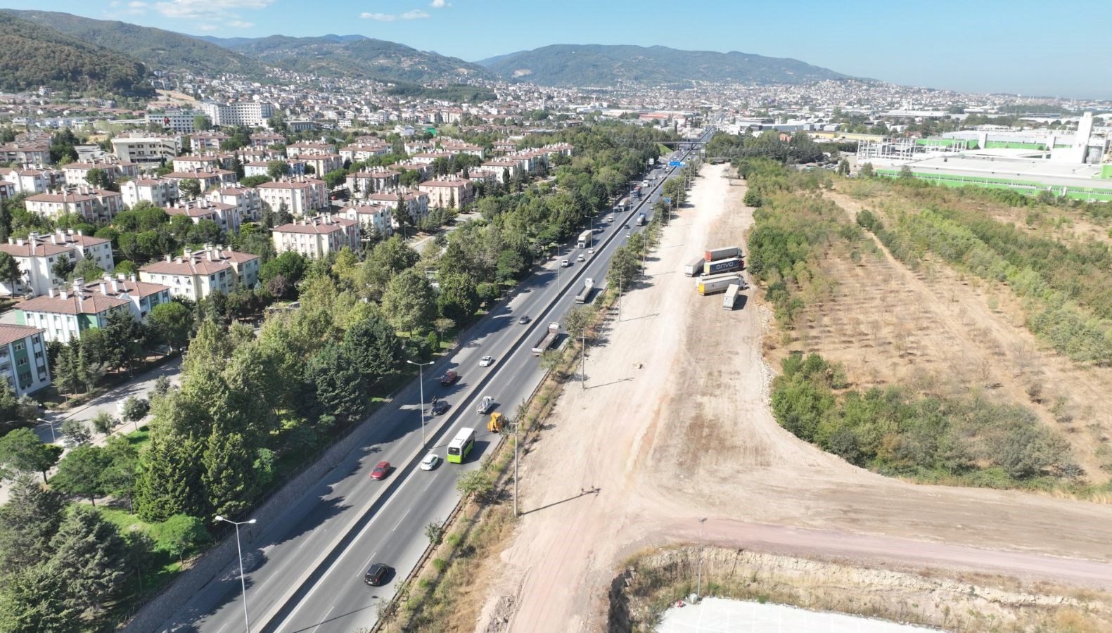 Başiskele Kavşağı’nda yürütülen proje kapsamında uygulamaya konulan ağır vasıta giriş