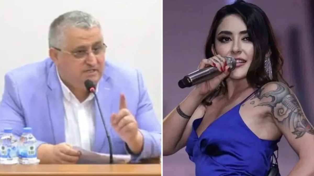 Kastamonu Belediye Meclisi'nin AK Partili Grup Başkanvekili Ahmet Namlı, şarkıcı