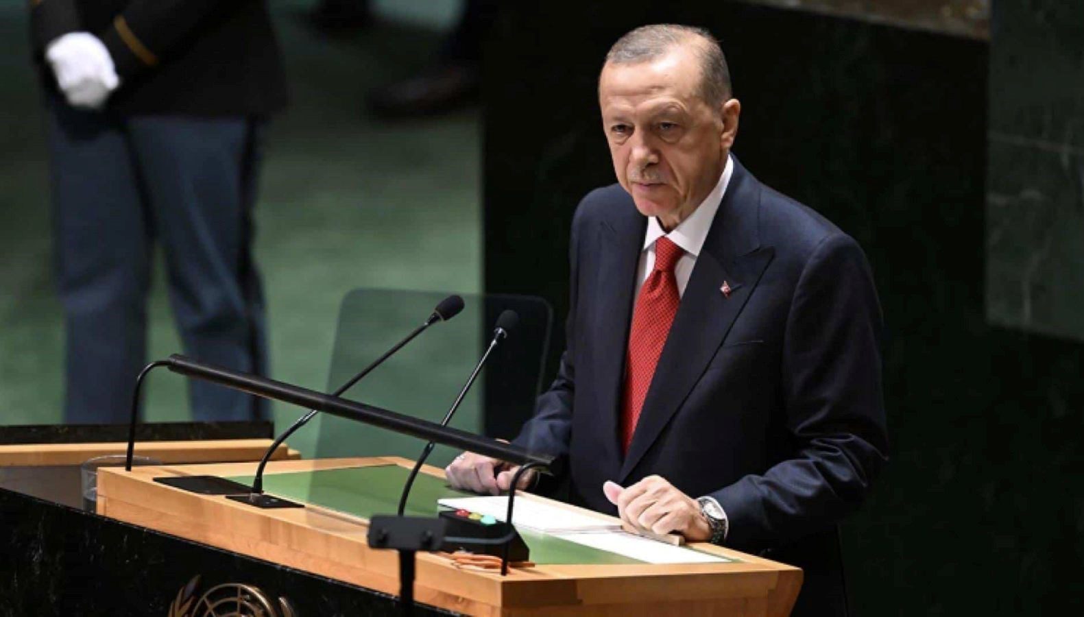 Cumhurbaşkanı Erdoğan, BM'deki Filistin özel oturumunda konuştu. Erdoğan konuşmasında "Elini