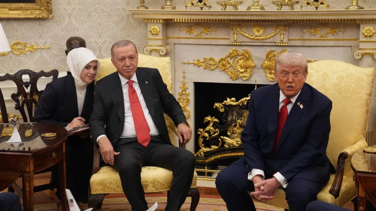 Cumhurbaşkanı Recep Tayyip Erdoğan, Beyaz Saray'da Donald Trump ile bir