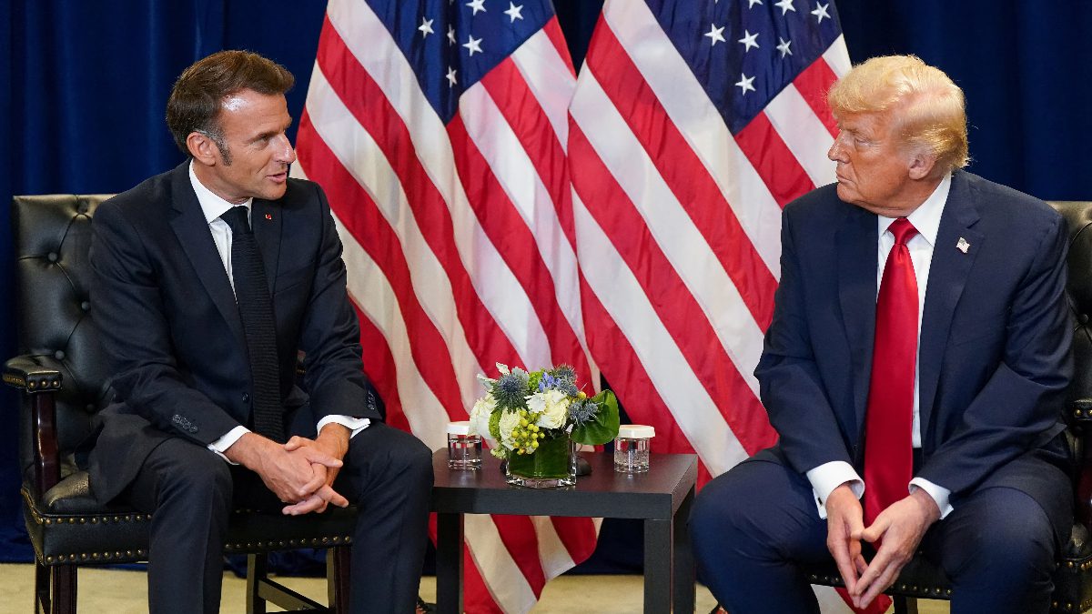 ABD Başkanı Donald Trump ile Fransa Cumhurbaşkanı Emmanuel Macron, 80.