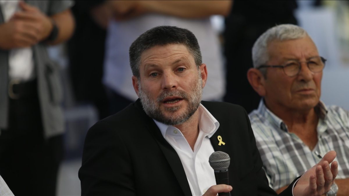İsrail Maliye Bakanı Bezalel Smotrich, 7 Ekim 2023'ten bu yana
