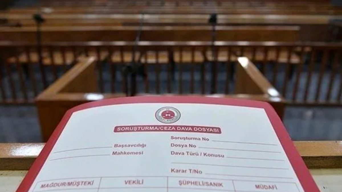 Kayseri Adliyesi'nde bir mahkeme kalemine verilen ve yaklaşık 1 milyon