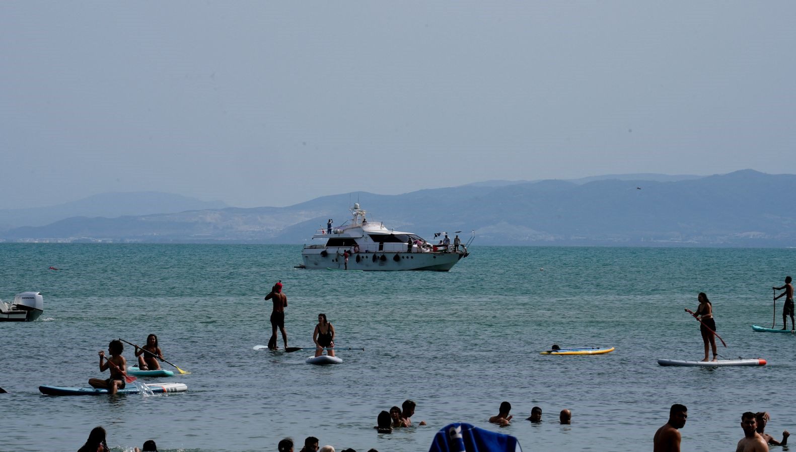 Küresel Sumud Filosu, Tunus'da bulunan Sidi Bu Said limanında demirli