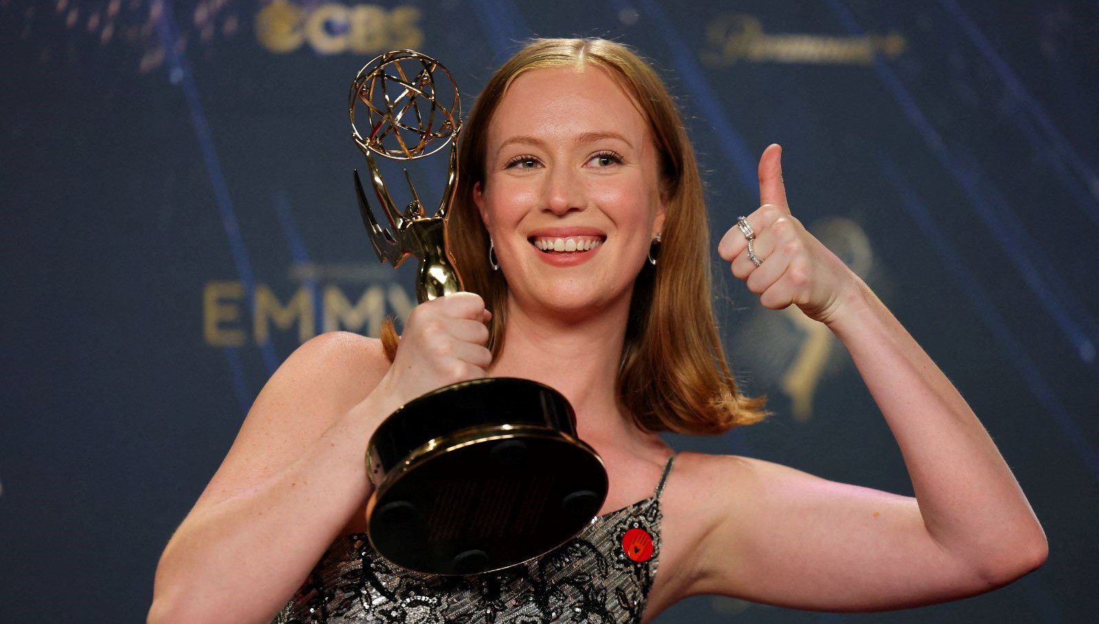 77. Emmy Ödülleri töreninde ödül kazanan Yahudi aktrist Hannah Einbinder, konuşmasında "Filistin'e