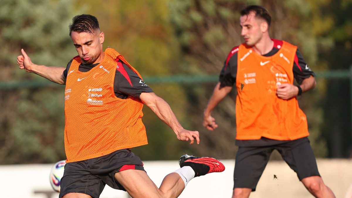 A Milli Takım'da Galatasaray forması giyen Yunus Akgün'ün yaptığı sosyal