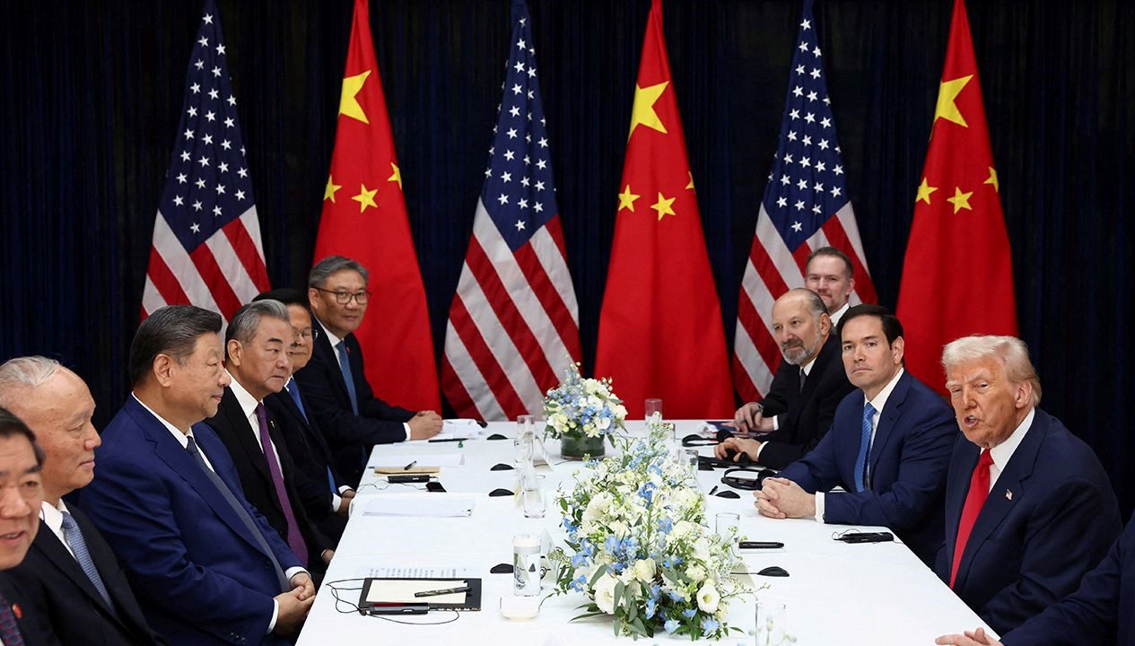 ABD Başkanı Donald Trump, Çin Devlet Başkanı Şi Cinping ile