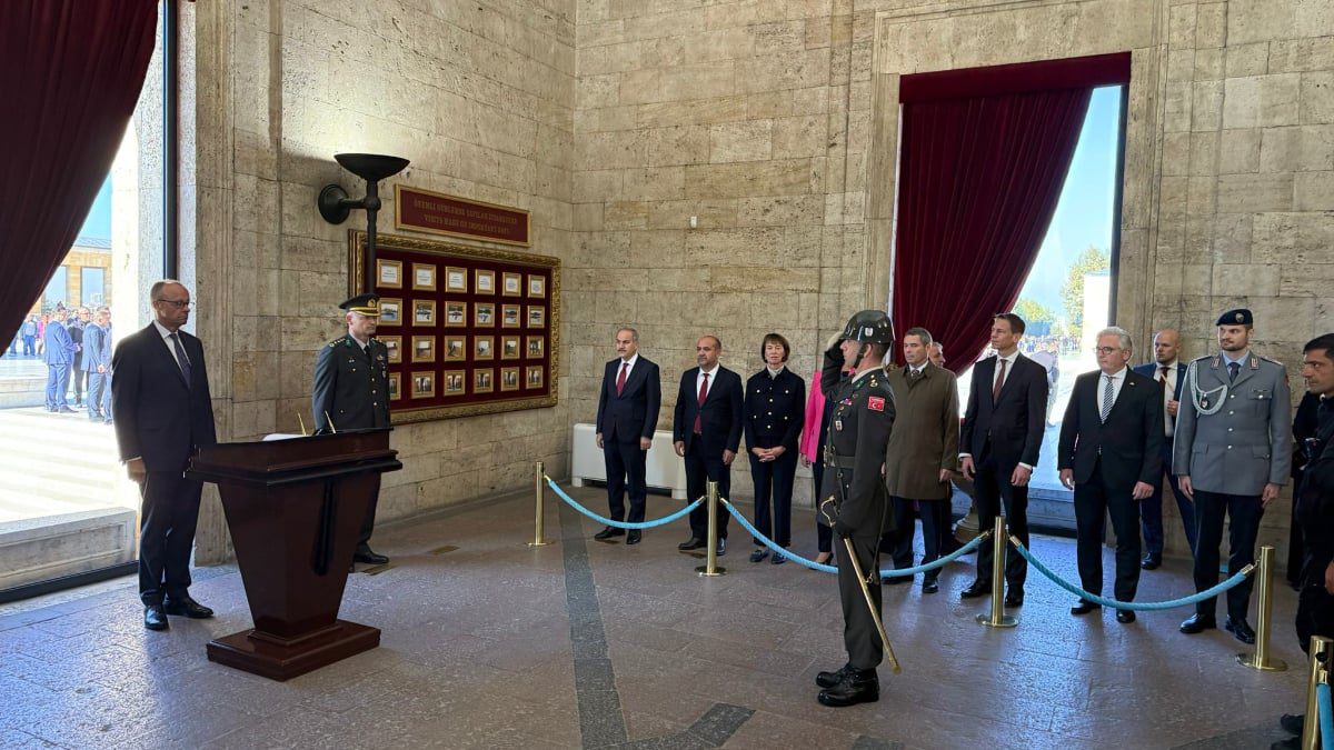 Almanya Başbakanı Frederich Merz, resmi ziyarette bulunmak üzere geldiği Ankara’da