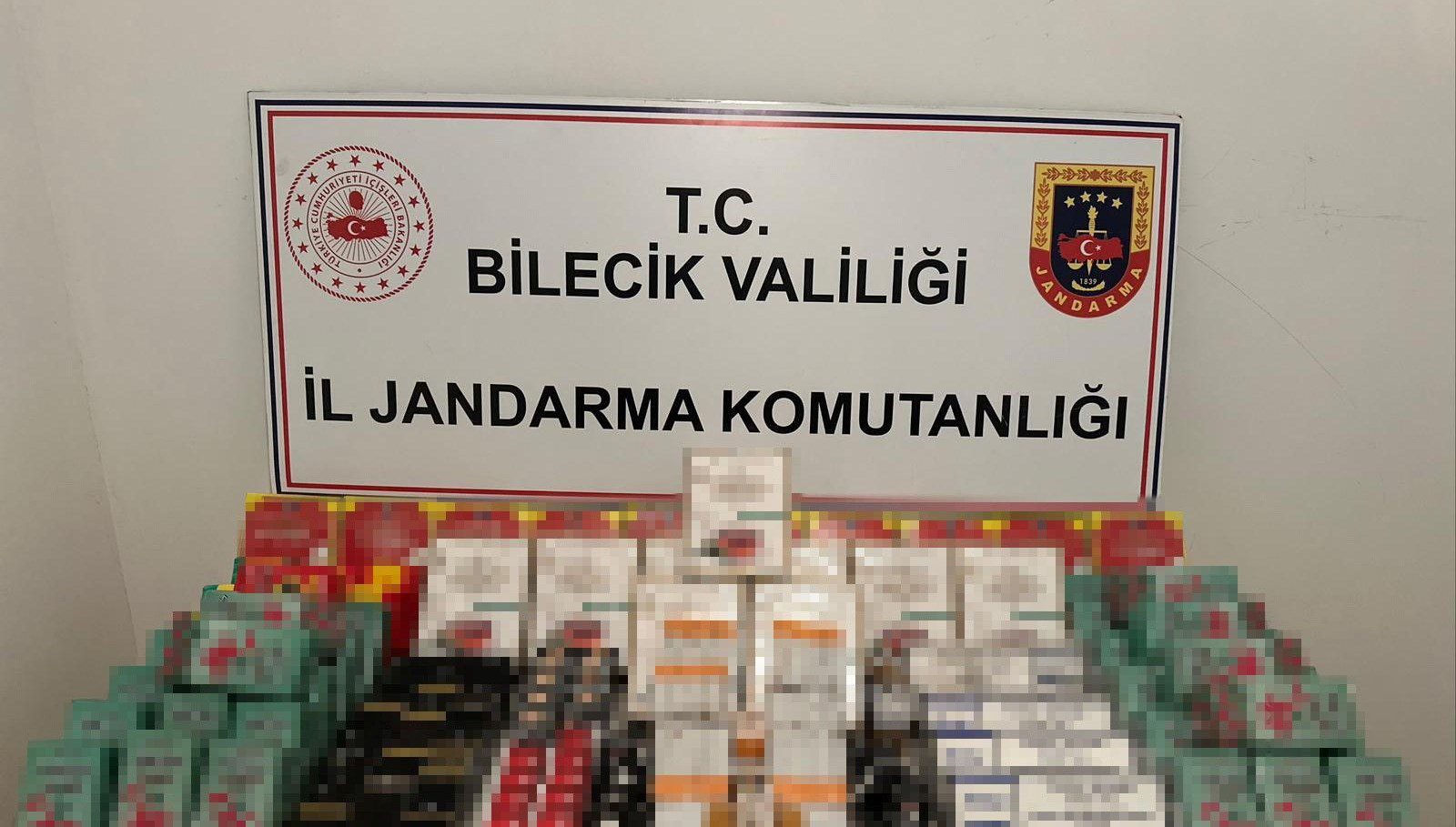 Bilecik’in Söğüt ilçesinde yasa dışı tütün ve makaron ticaretine yönelik