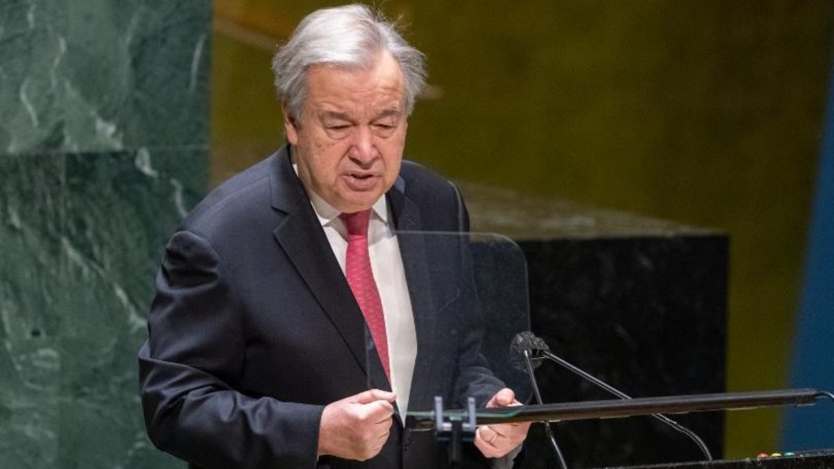 Birleşmiş Milletler Genel Sekreteri Antonio Guterres, İsrail ile Hamas arasında
