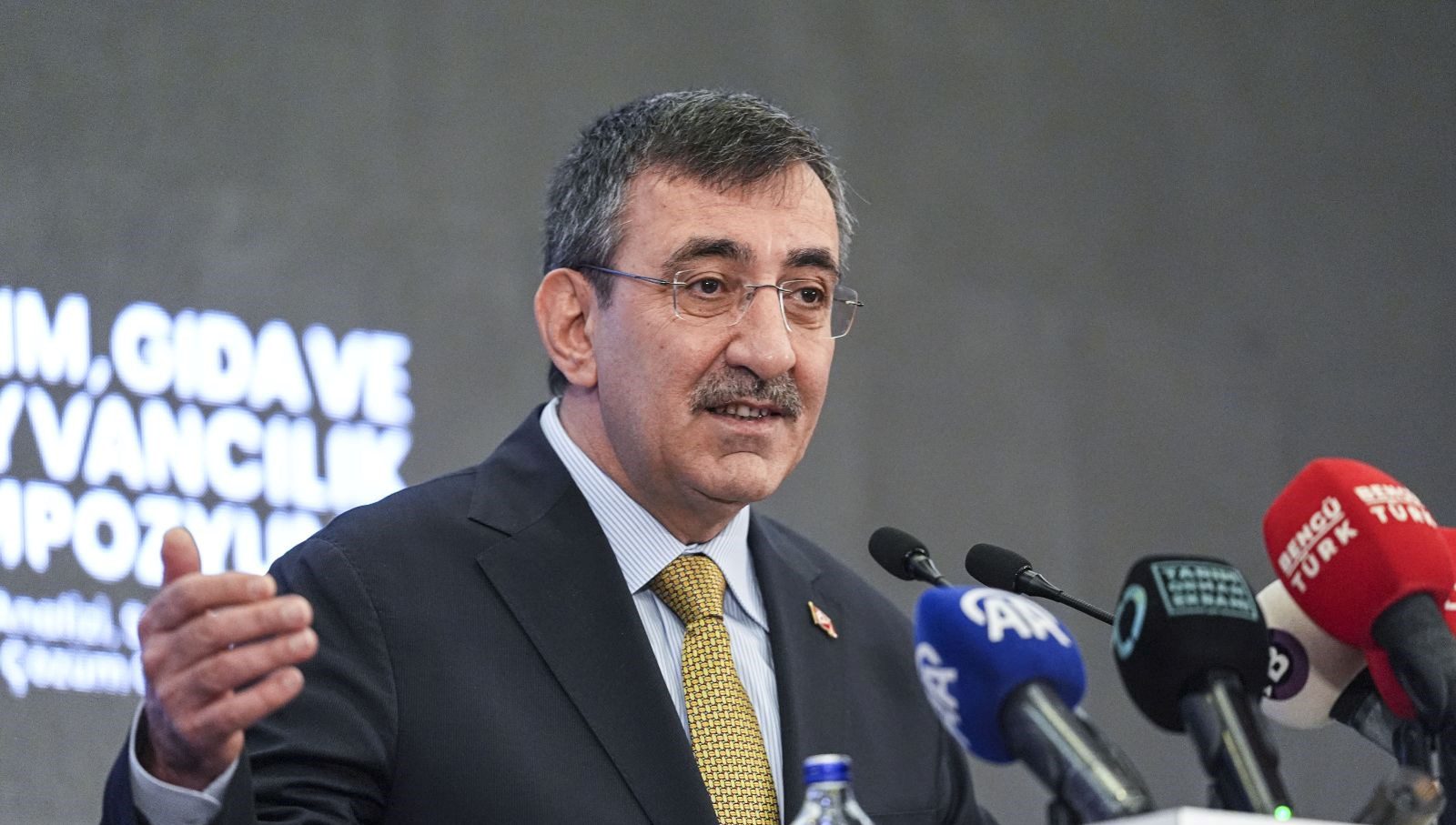Cumhurbaşkanı Yardımcısı Cevdet Yılmaz, Meclis'te yaptığı 2026 bütçe sunumunda, kişi