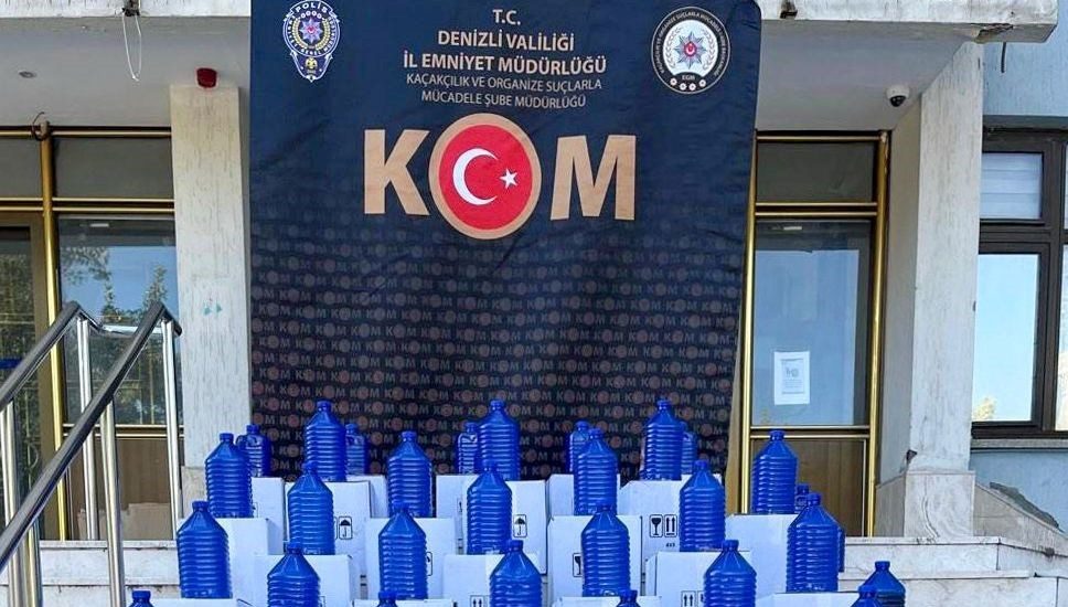 Denizli'de Kaçakçılıkla ve Organize Suçlarla Mücadele ekiplerinin titiz çalışması sonucu