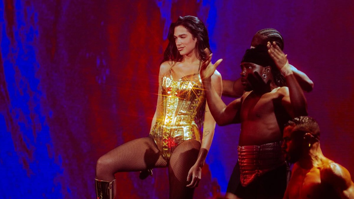 Her konserinde hayranlarını büyüleyen ünlü pop yıldızı Dua Lipa, Los