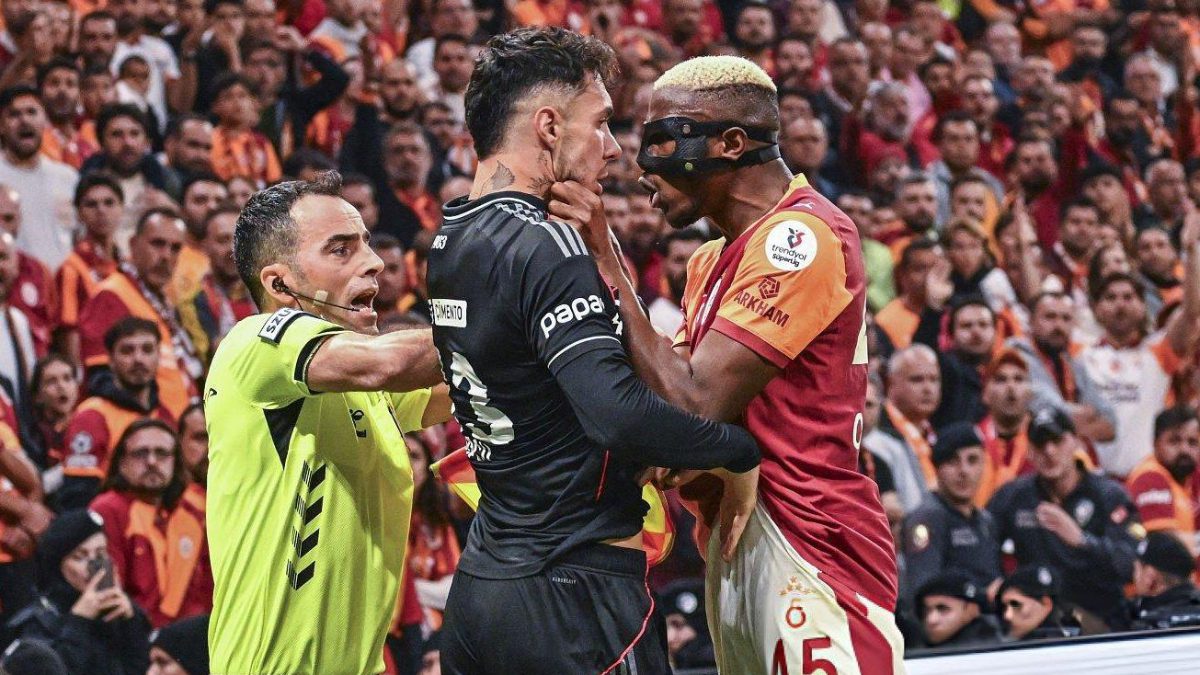 Galatasaray ile Beşiktaş arasında oynanan derbide Victor Osimhen ile Emirhan
