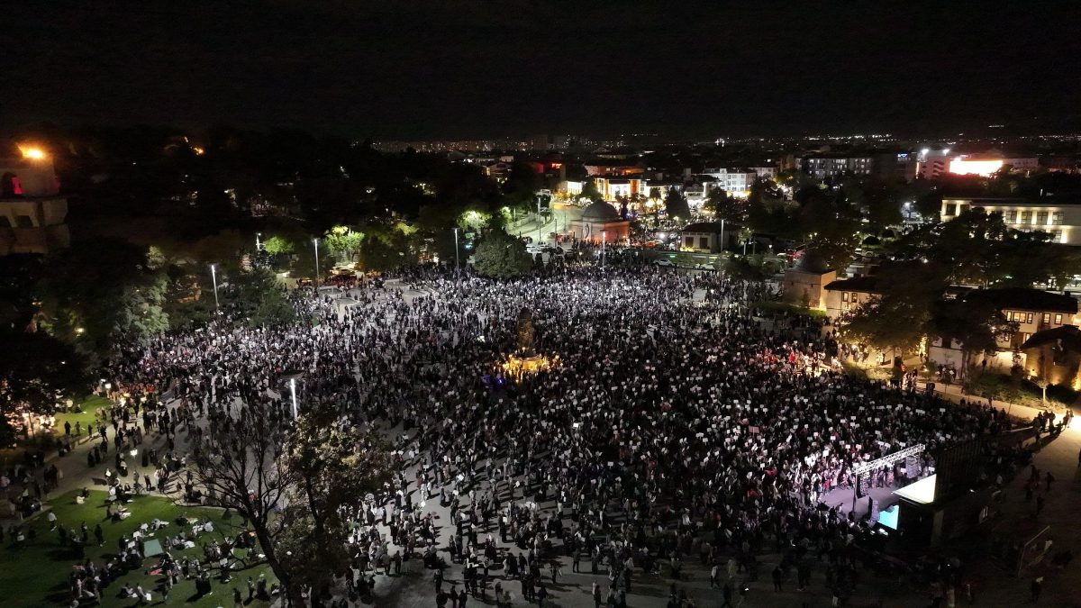 İsrail tarafından iki yıldır soykırıma uğrayan Gazze halkı için Konya'da