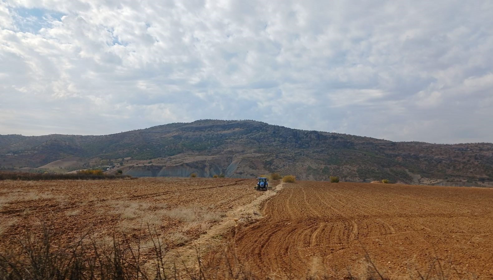 Diyarbakır'ın Kulp ilçesinde son günlerde etkili olan yağışlarla birlikte toprak