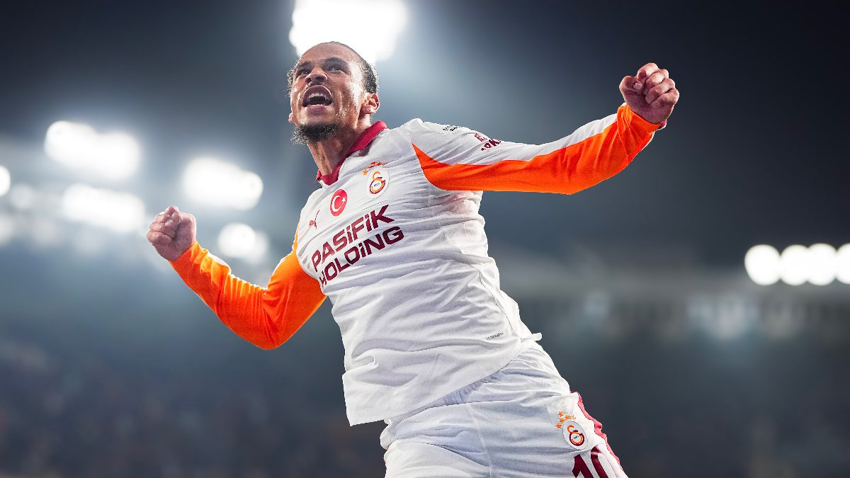 Galatasaray’ın Alman futbolcusu Leroy Sane, Başakşehir maçında attığı 2 golle